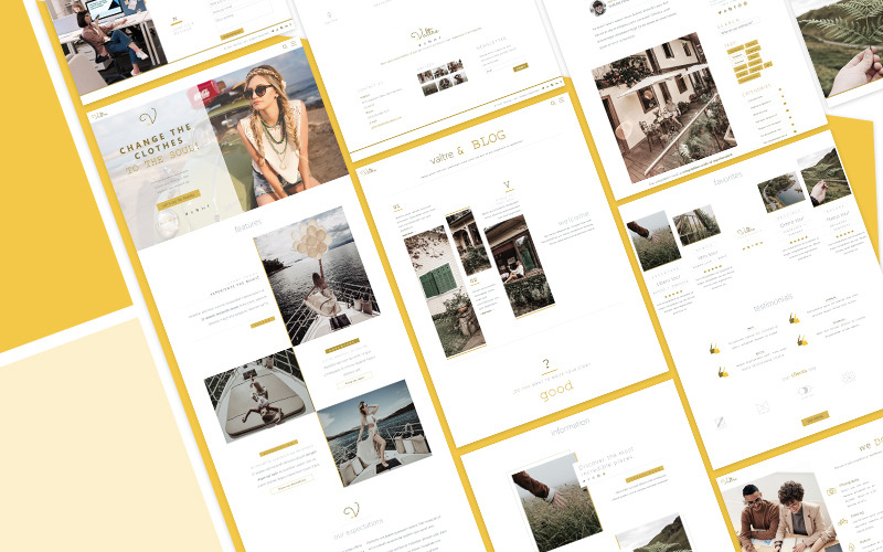 Modèle de site Web HTML Valtre Travel Bootstrap