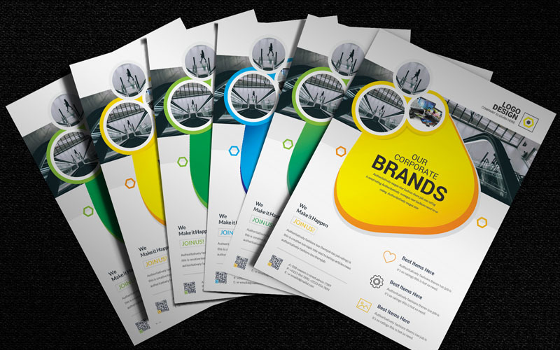 Download Фирменный стиль "Orange  Color Flyer - Corporate Identity Template" / Orange  Color Flyer - Corporate Identity Template - Фирменный стиль на тему графика corporate flyer template bundle all in one dl gift card trifold giftcard resume creative corporate id studio photo multimedia web