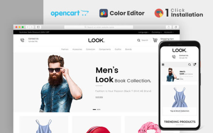 Look Fashion Store OpenCart Template