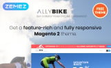 AllyBike - FREE Sports eCommerce Magento Template Small Screenshot AllyBike - FREE Sports eCommerce Magento Theme