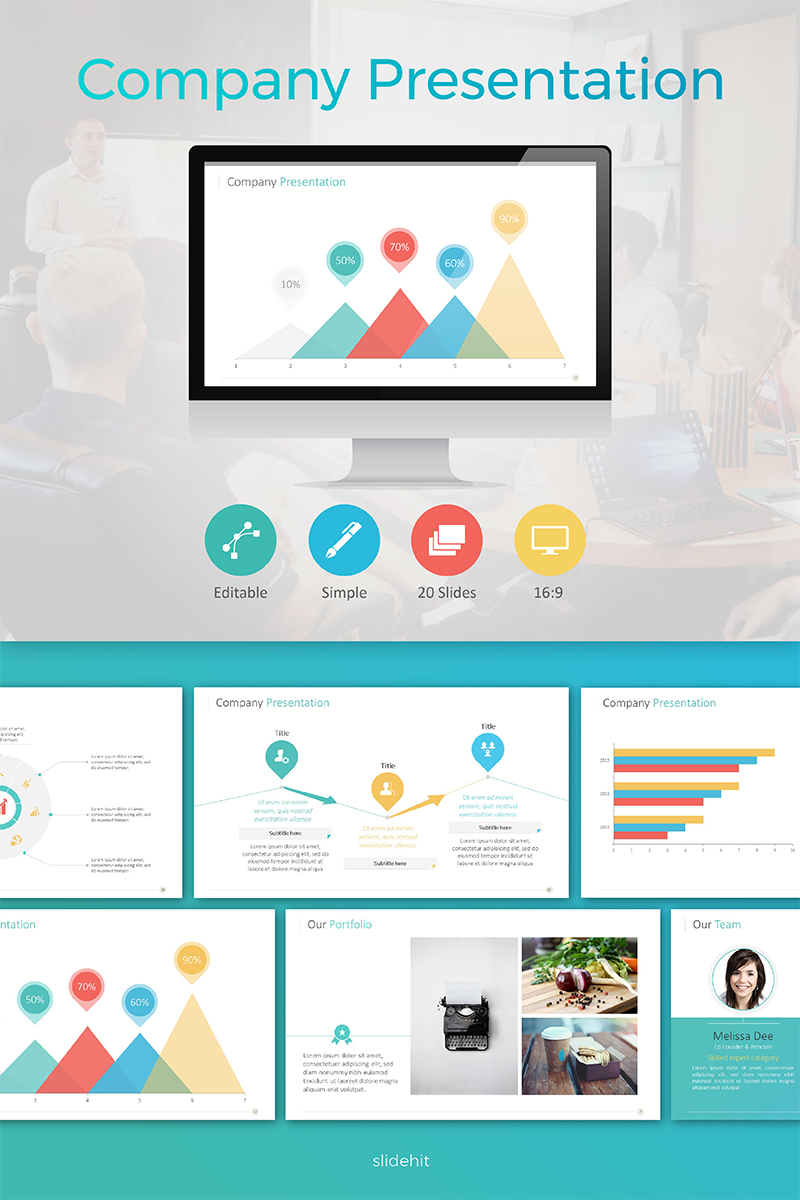 Company Slides PowerPoint Template #80240