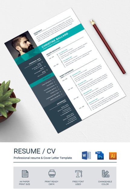 Template #80323 Template Cv Webdesign Template - Logo template Preview