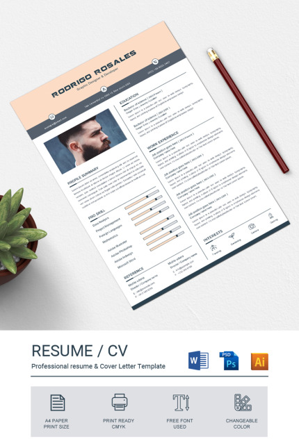 Template #80336 Template Cv Webdesign Template - Logo template Preview