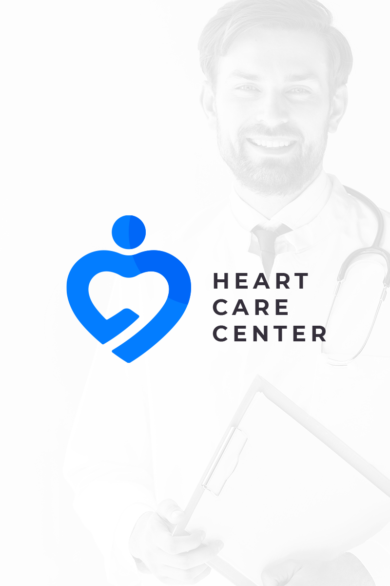 Heart Care Center - Medical Logo Template