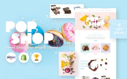 Popshop - Sweet Shop Clean Shopify Theme