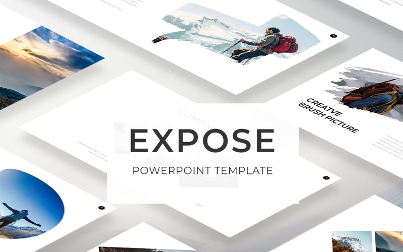 Expose - Creative 2019 PowerPoint template PowerPoint Template