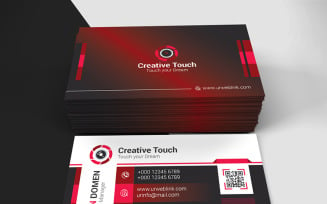 Glass Business Card - Corporate Identity Template