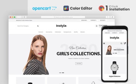 Instyle Fashion Store OpenCart Template