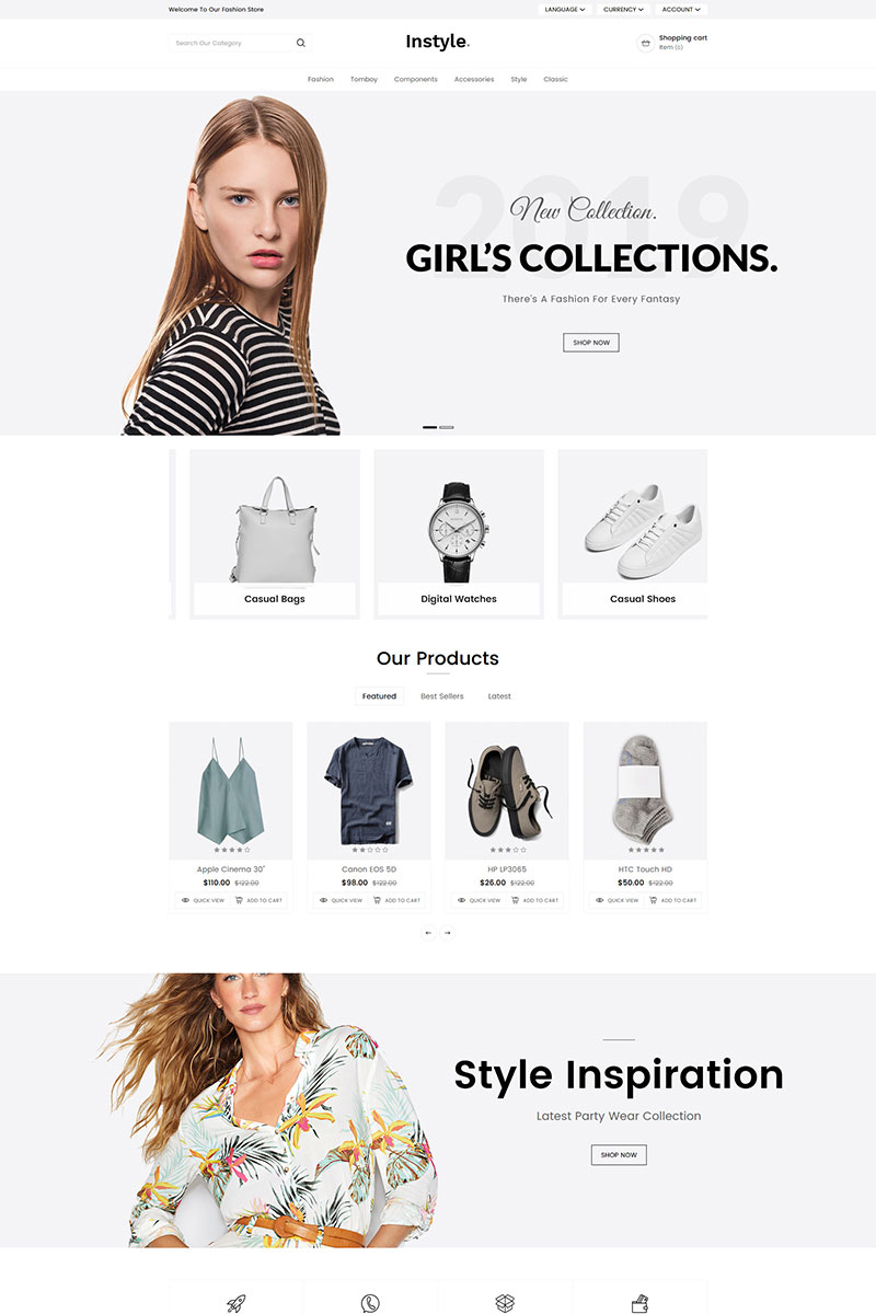 Instyle Fashion OpenCart Template