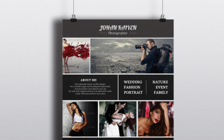 Johan Photography Flyer - Corporate Identity Template