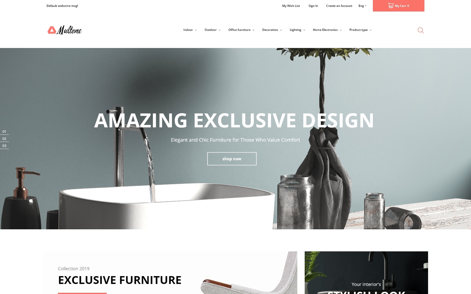 Multone - Light eCommerce Furniture Store Magento sablon 80476