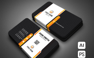 Print High Quality Business card - Corporate Identity Template