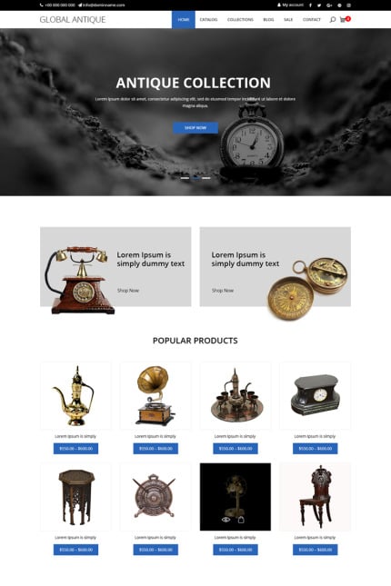 Template #80502 Store Old Webdesign Template - Logo template Preview