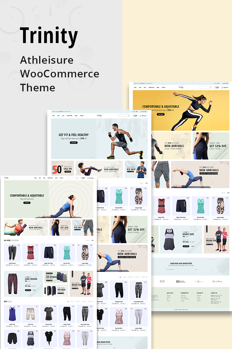 Trinity - Athleisure WooCommerce Theme