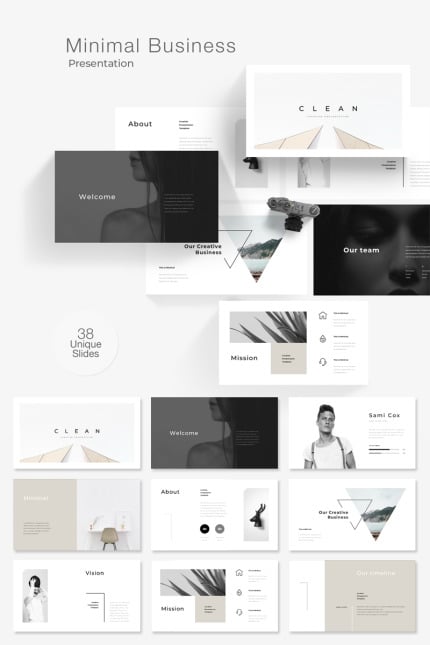 Template #80584 Powerpoint Business Webdesign Template - Logo template Preview