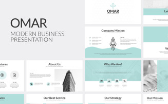 Omar Modern Business Google Slides