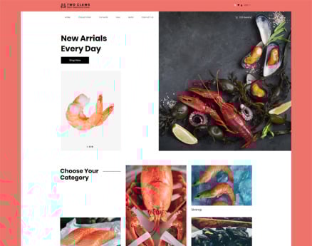 Two Claws - Food Store eCommerce Modern Shopify Theme