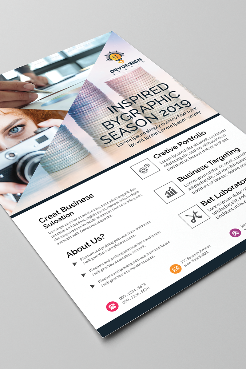 Devdesign Studio Multi Purpose Business Flyer - Corporate Identity Template