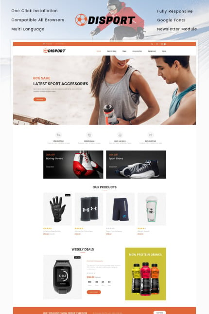 Template #80656 Games Gym Webdesign Template - Logo template Preview