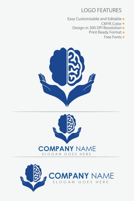 Template #80662 Vector Intelligence Webdesign Template - Logo template Preview