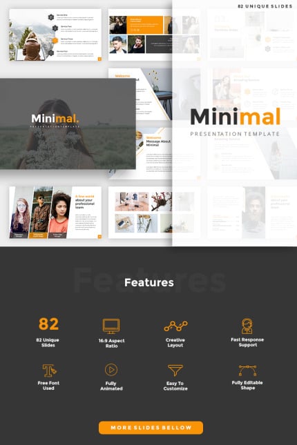 Template #80676 Animated Presentation Webdesign Template - Logo template Preview