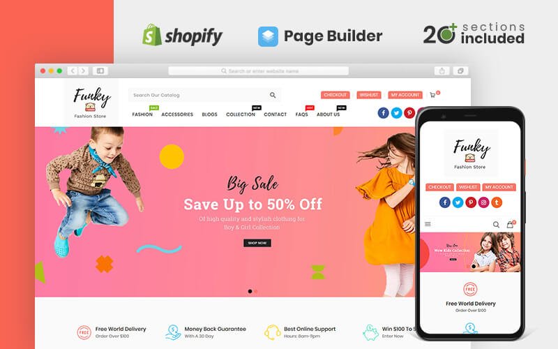 Funky Fashion Store Shopify Theme