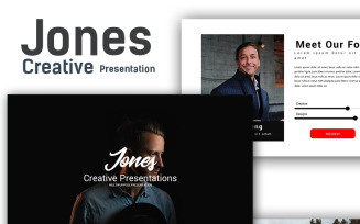 Jones Creative PowerPoint template