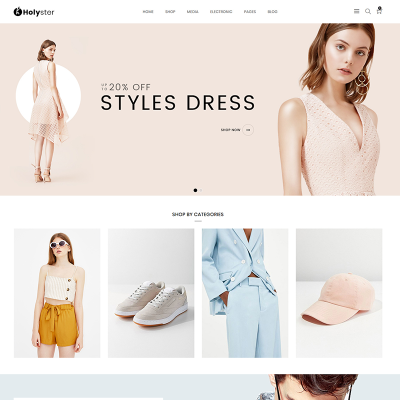 Responsive Holyster - Fashion Woocommerce Teması #80610