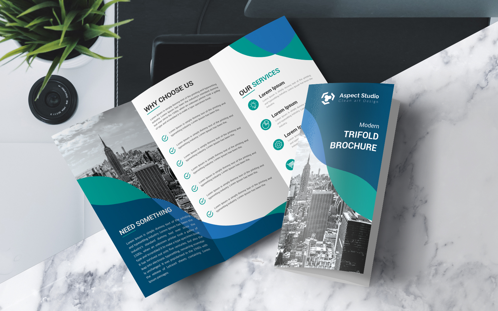 Šablona firemního stylu "Business Growth Tri-fold Brochure" #80699