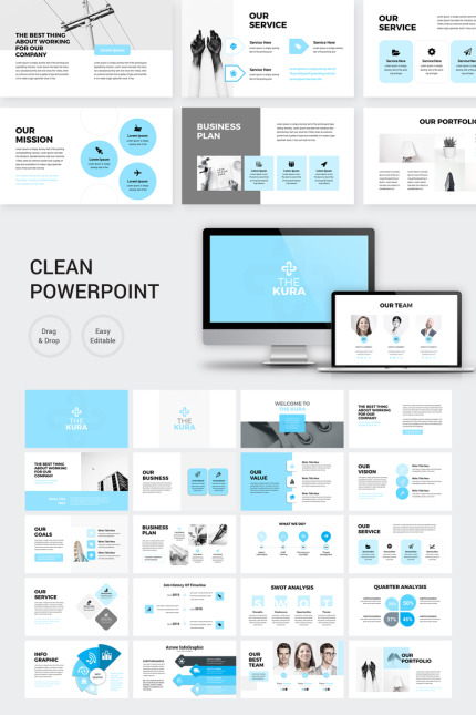 Template #80700 Powerpoint Business Webdesign Template - Logo template Preview