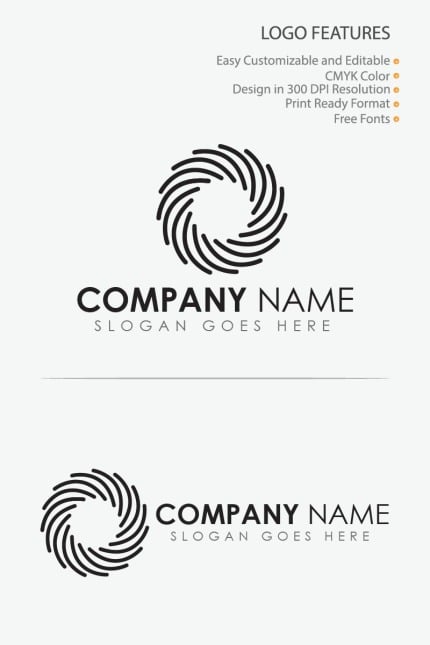 Template #80715 Logo Vector Webdesign Template - Logo template Preview