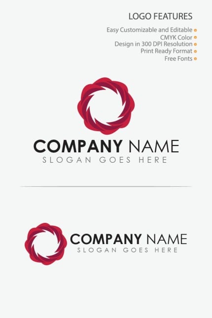 Template #80722 Circle Design Webdesign Template - Logo template Preview