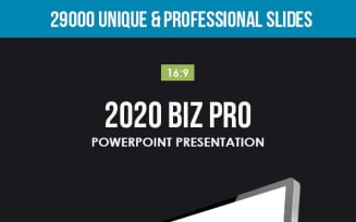 2020 Annual Report PowerPoint template