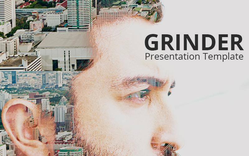 Grinder PowerPoint template PowerPoint Template