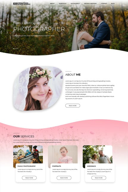 Template #80801 Photography Psd Webdesign Template - Logo template Preview