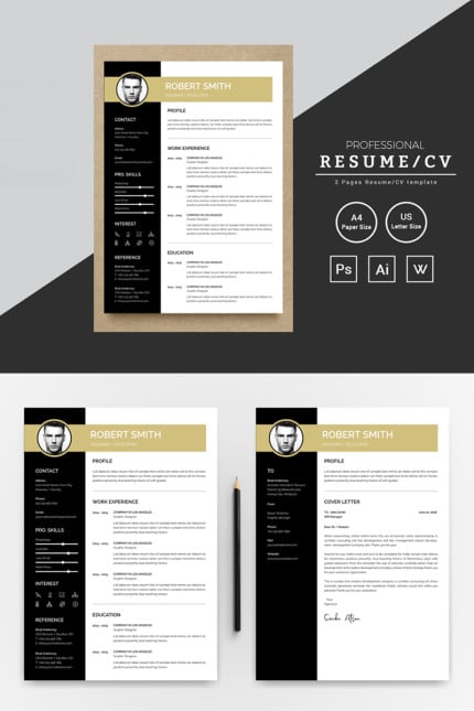 Template #80826 Cv Clean Webdesign Template - Logo template Preview