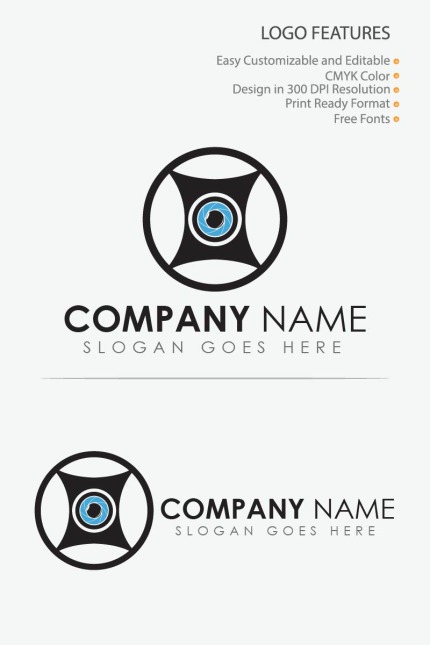 Template #80853 Logo Vector Webdesign Template - Logo template Preview