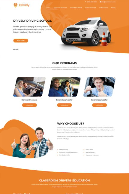 Template #80863 School Psd Webdesign Template - Logo template Preview