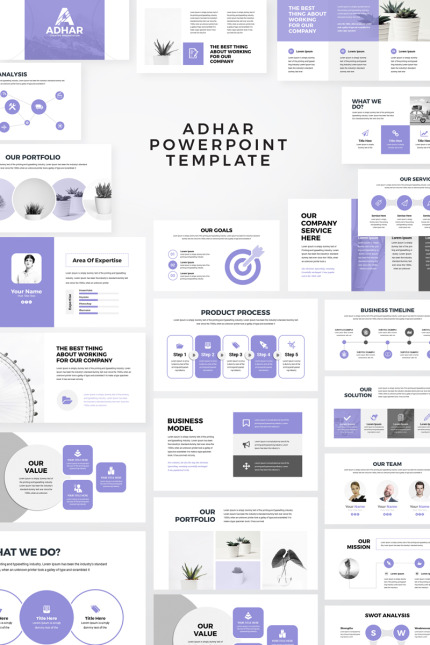 Template #80867 Powerpoint Business Webdesign Template - Logo template Preview