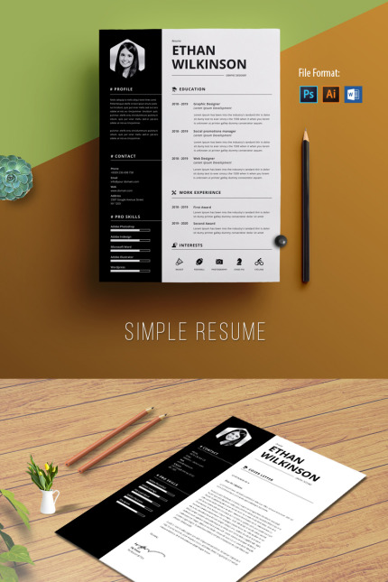 Template #80897 2 Page Webdesign Template - Logo template Preview