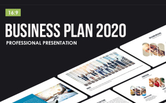 Business Plan 2020 PowerPoint template
