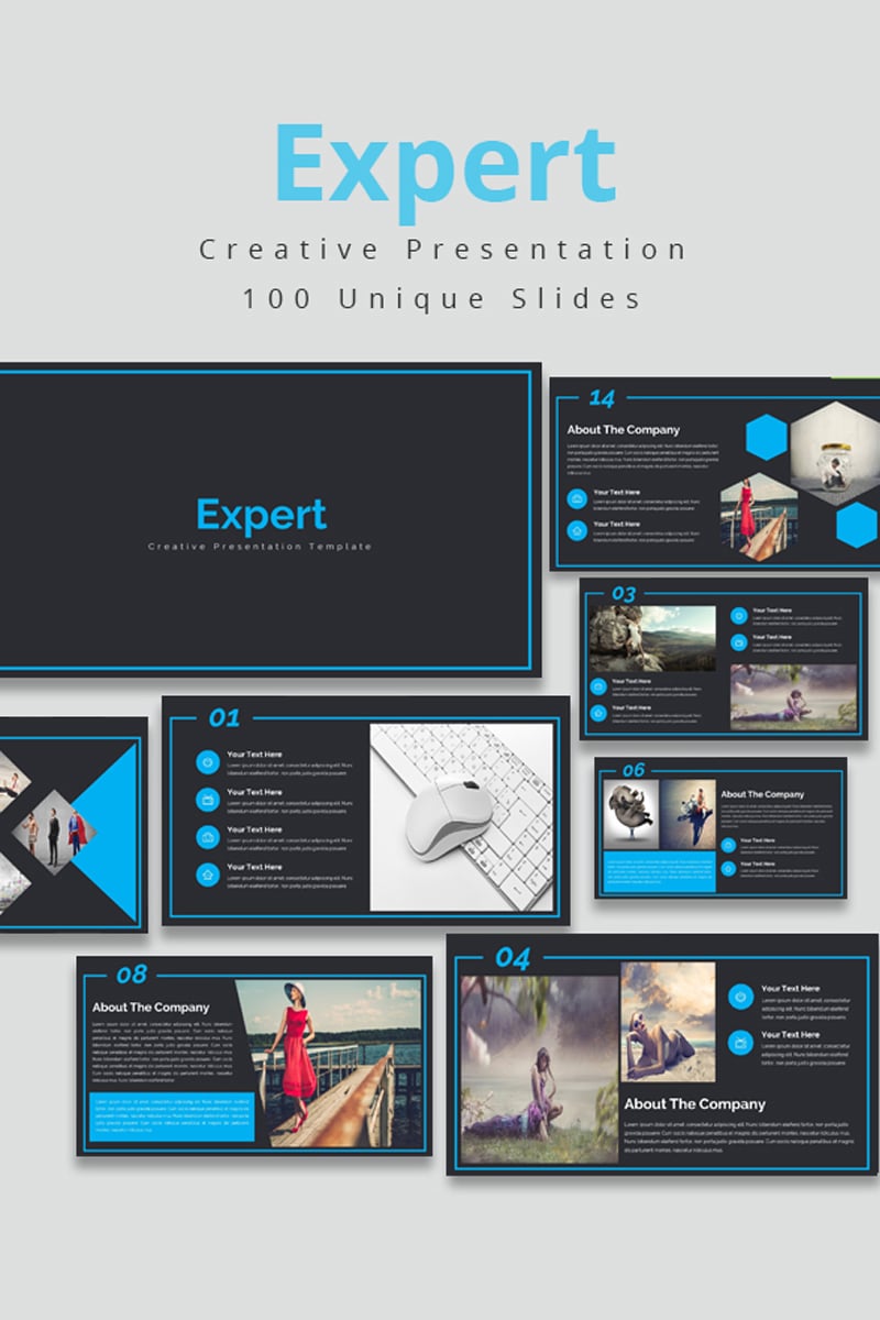 "Expert" modèle PowerPoint #80824 - screenshot