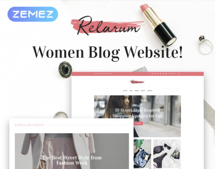 Relarum - Women Blog Multipurpose Classic Elementor WordPress Theme
