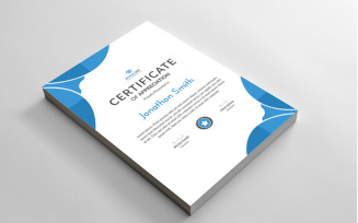 Abstract Design Certificate Template