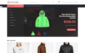 Landrager - Extreme and Outdoor Sports eCommerce Magento Theme