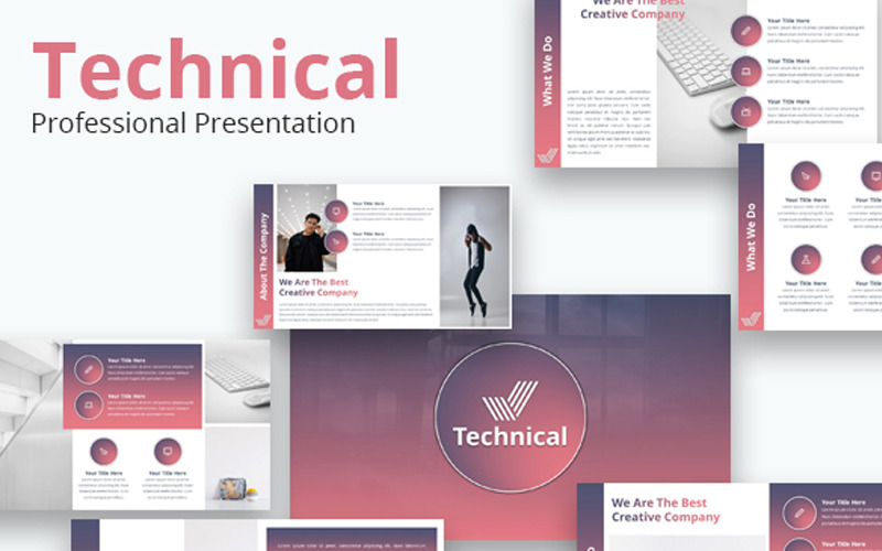 Technical PowerPoint template PowerPoint Template