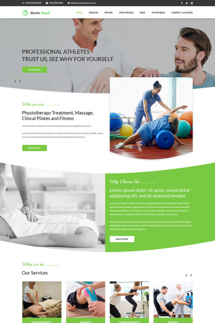 Template #81002 Trainer Theme Webdesign Template - Logo template Preview