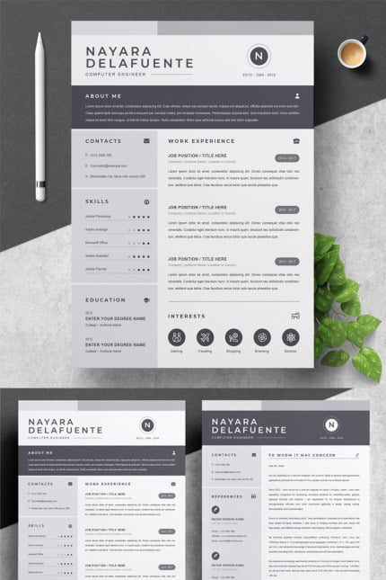 Template #81009 Page Cv Webdesign Template - Logo template Preview