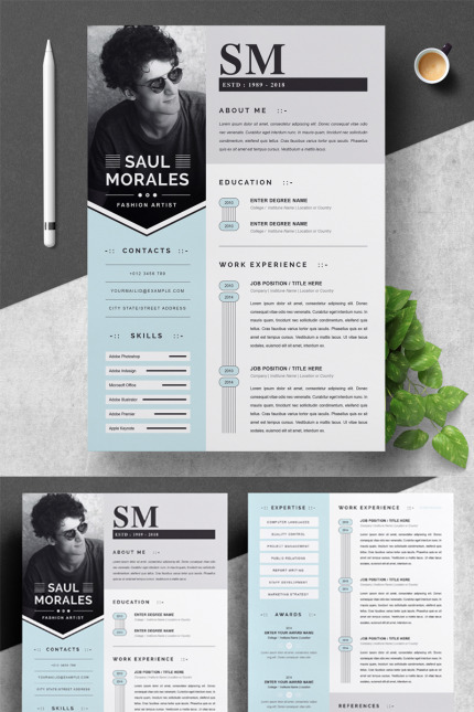 Template #81035 Page Cv Webdesign Template - Logo template Preview