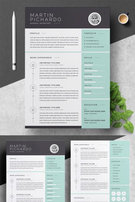 Template #81036 Page Cv Webdesign Template - Logo template Preview